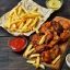 Wings + Fries