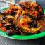 Peppered Snail with Fries/Fried Yam